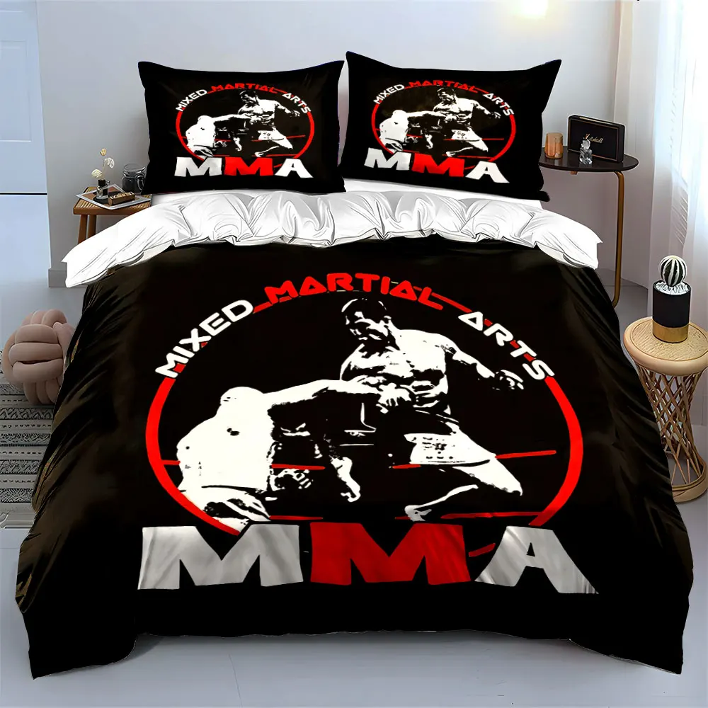 MMA Training Gear Set Multiple sizes kid's and adults' bedroom Exquisite 3PC bedding set, gift