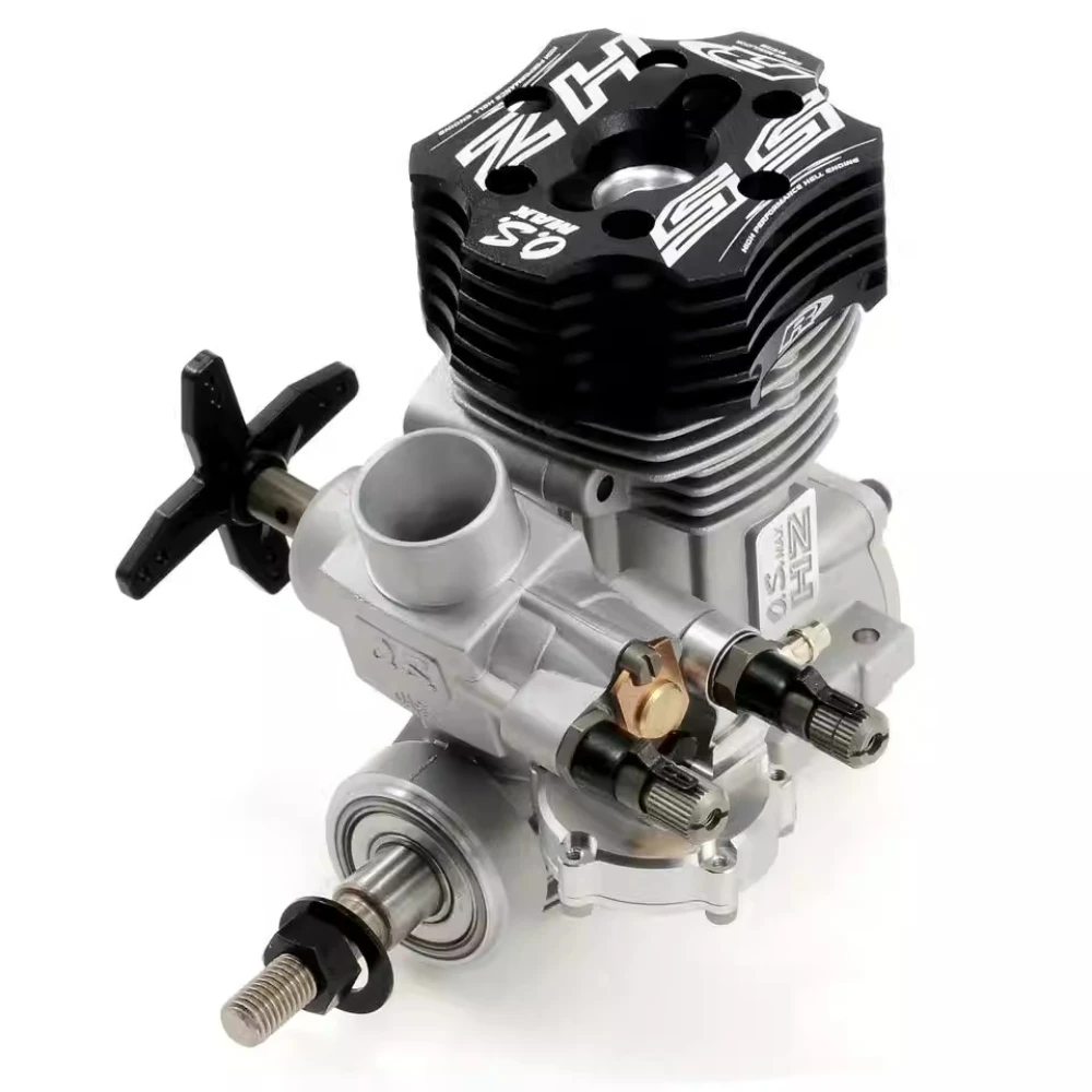 OS-55 HZ-R Helicopter Engine Model 8.93cc 1.57KW Displacement Air-cooled with DRC Adjustment System Engine Toy Model