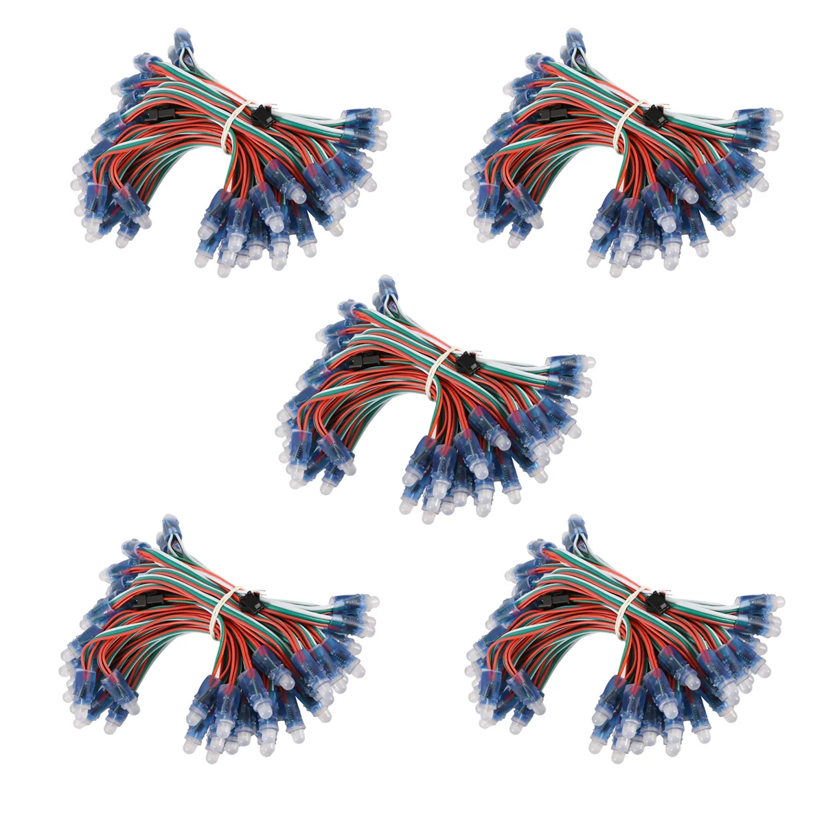 500 Pz 12mm WS2811 Modulo Luce Pixel LED a Colori DC5V IP68 Impermeabile RGB 2811 1903 IC Digitale LED Luce Di Natale Rara