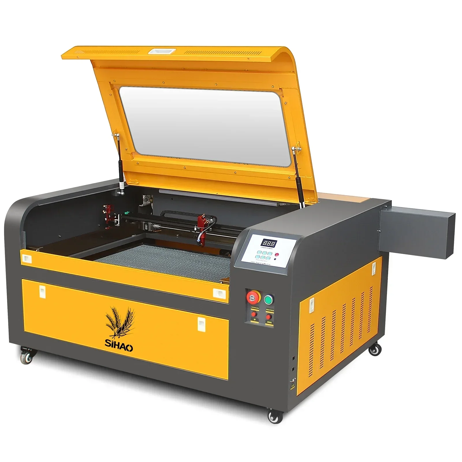 VEVOR Laser Engraving Machine Laser Engraver CO2 50W 60W 80W 100W For Acrylic Fabric Wood Artwork Wood Tools