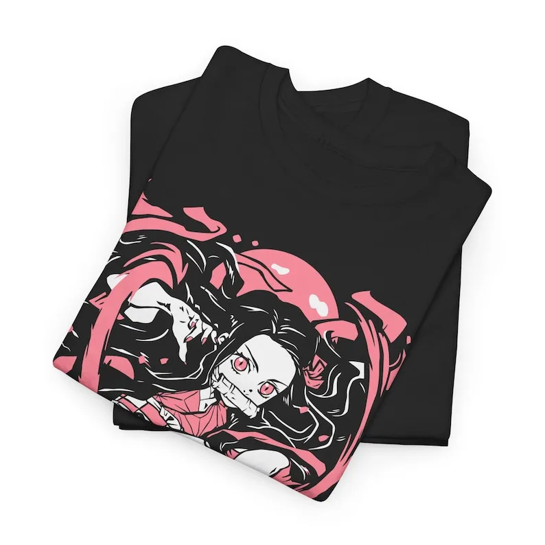 Anime Demon Shirt Vuur Stijl Anime Shirt Japanse Anime Manga Unisex Shirt Graphic