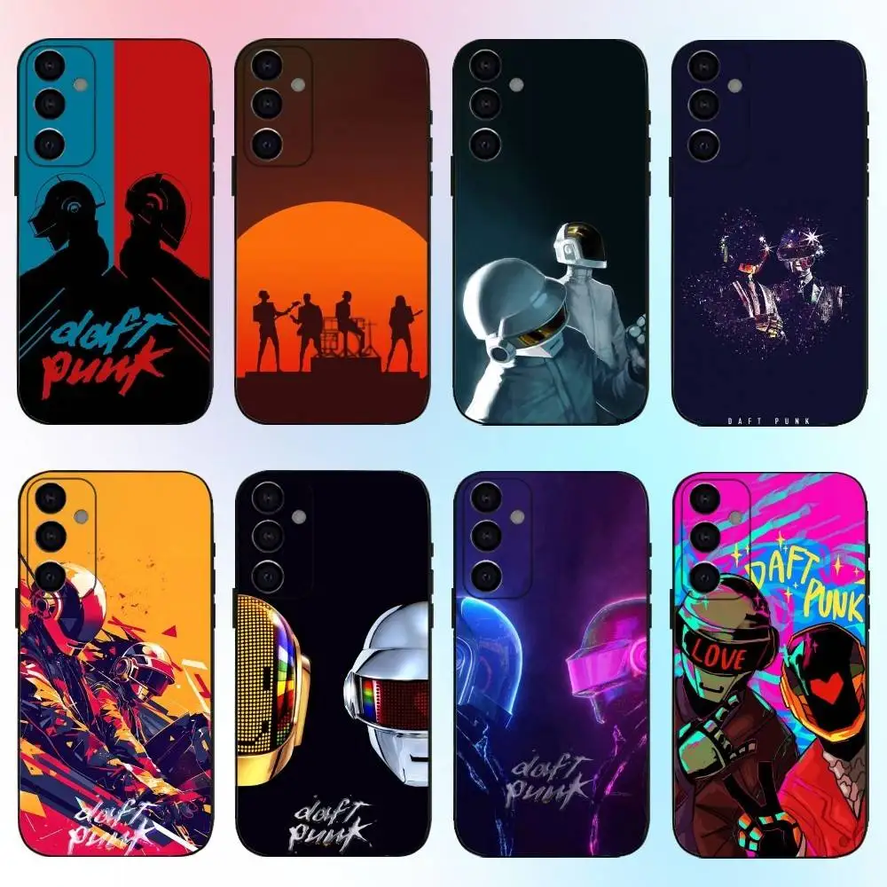 

D-Daft P-Punk Band France Phone Case For Samsung Galaxy A73,A72,A71,A70,A53,A52,A51,Others Soft Black Cover