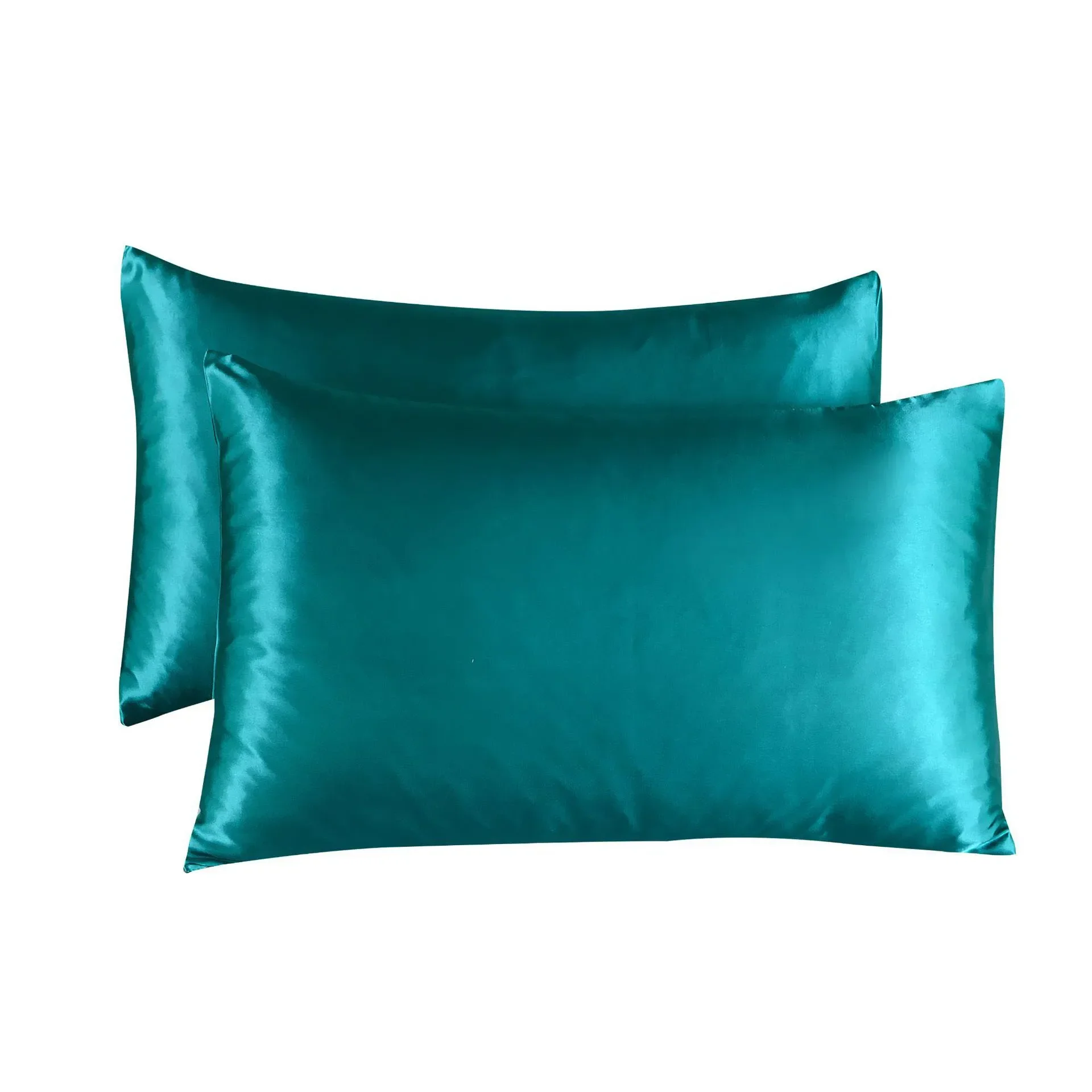 

1PCS Queen Satin Silk Pillowcase Pillow Case Cover Home Bedding Smoothy Pillow Rectangle Bedding Pillow