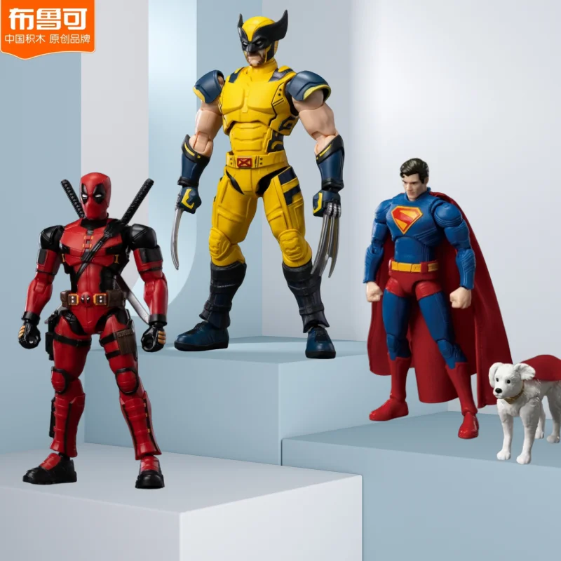 

New Product In Stock: Blokees Building Blocks, Dc Heroes, Superman, Marvel Heroes, Beyond Deadpool Assembly Model Figurines