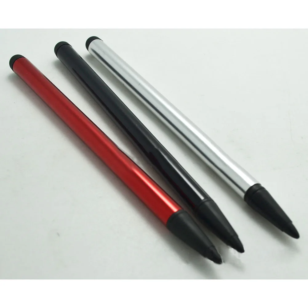 1pcs  Portable Metal Capacitive Touch Pen Touch Screen Pens For Android Game Stylus Phone Painting Capacitance Pen 0.5mm