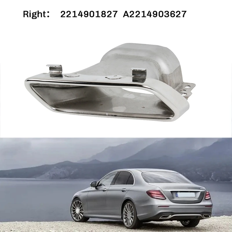 

For Benz R CLASS /S CLASS /GL /ML Rear Exhaust Pipe Tail Pipe Trim Cover-A92D