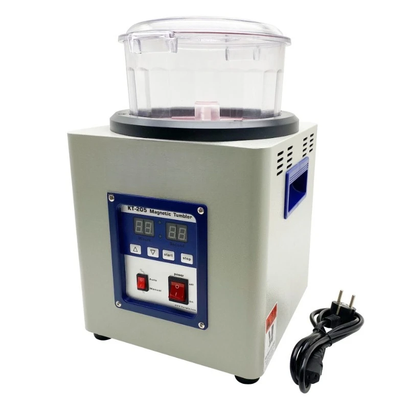 

KT205 Desktop Digital Display Magnetic Polishing Machine Grinder, Metal Jewelry Polishing Machine