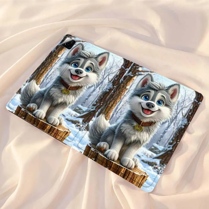 

Cartoon Puppy Basket Flower For Xiaomi Redmi Mi Pad 4 5 6 7 8 K SE Mini Pro Plus Max 10.1 11.2 inch Tablet Case