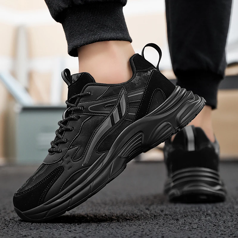 men's casual sports shoes four season fashion versatile comfortable outdoor breathable wear-resistant running leisure sneakers