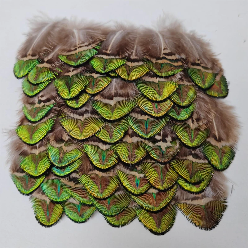 

100 шт./лот, 4-6 см, натуральное золото, ПАЛОК, ПЛАМАЖ, Варен, поделки своими руками, материал для завязывания лета, фасницы