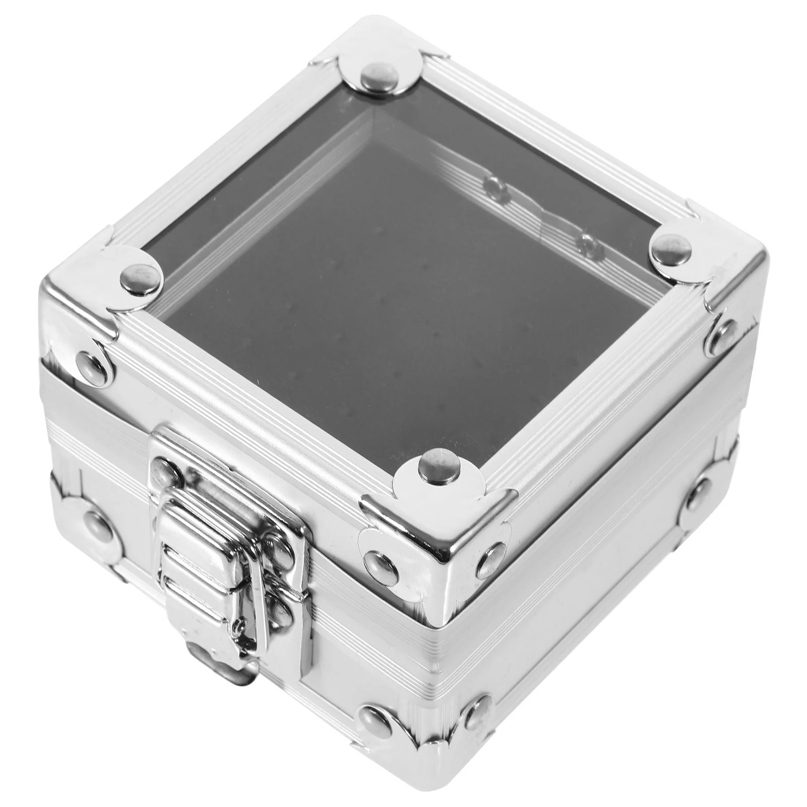 

Nail Drill Bits Storage Box Zinc Alloy Portable Dustproof Organizer for Manicure Polishing Heads Professional Nail Salon Tool