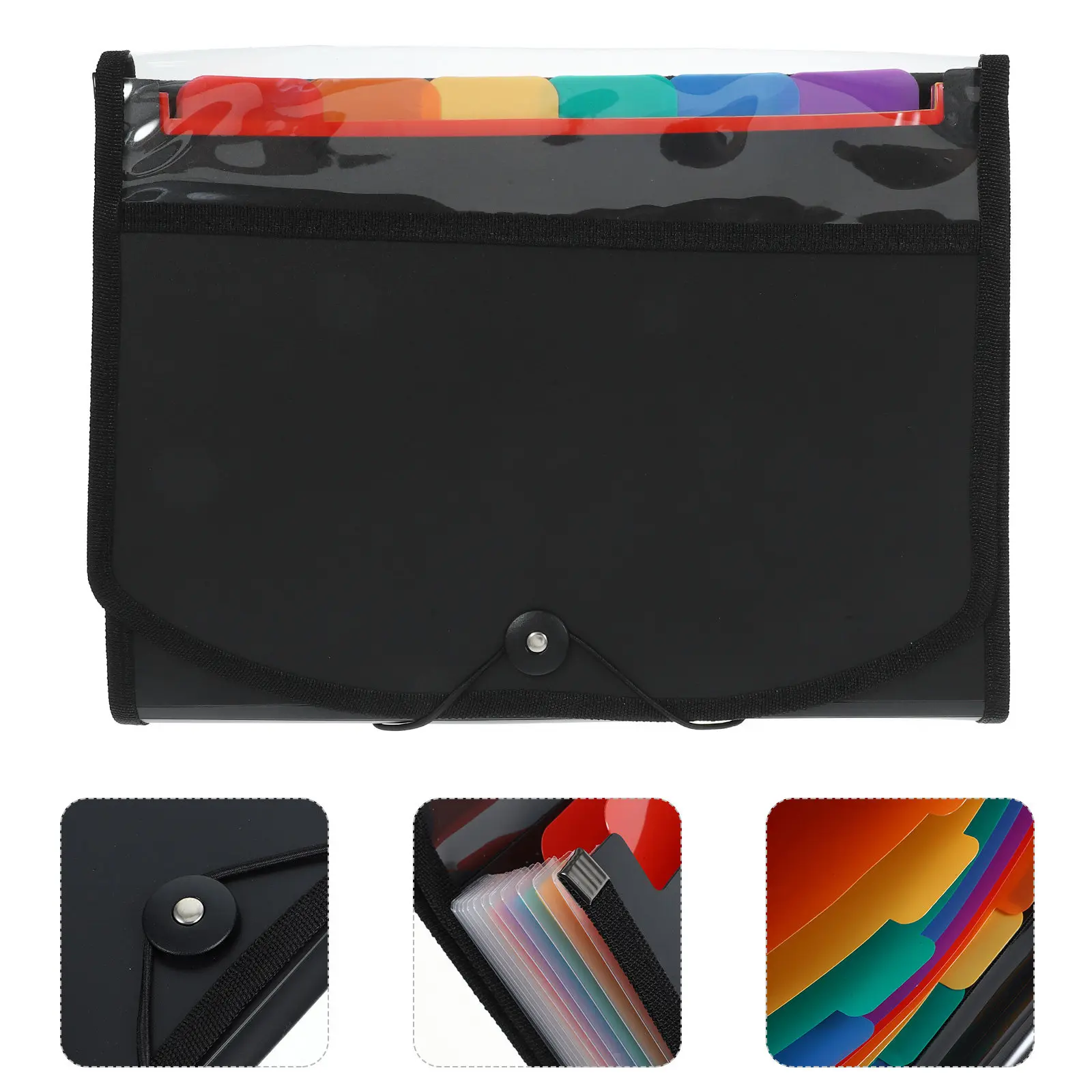 

Папка-органайзер для документов из ПВХ, практичная, портативная, для бумаг, счетов, заметок, расширяющаяся папка-файл, органайзер для документов