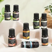 Botanical Aromatherapy Essential Oil Set 8 Bottles Humidifier Water Soluble Essential Oil 10ml Applicable Diffuser Refills