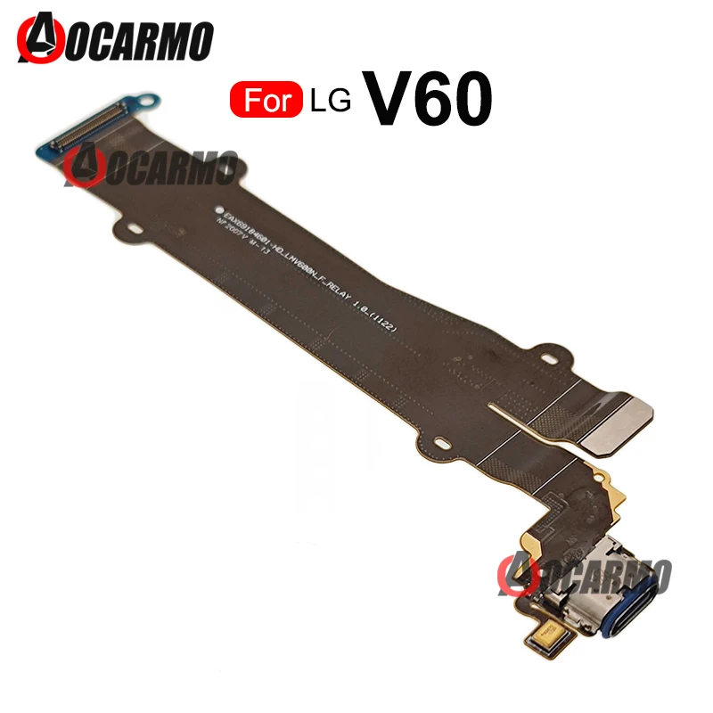 

USB Fast Charging Port For LG V60 ThinQ 5G Charger Dock Connector Mic Board Flex Cable Replacement Parts