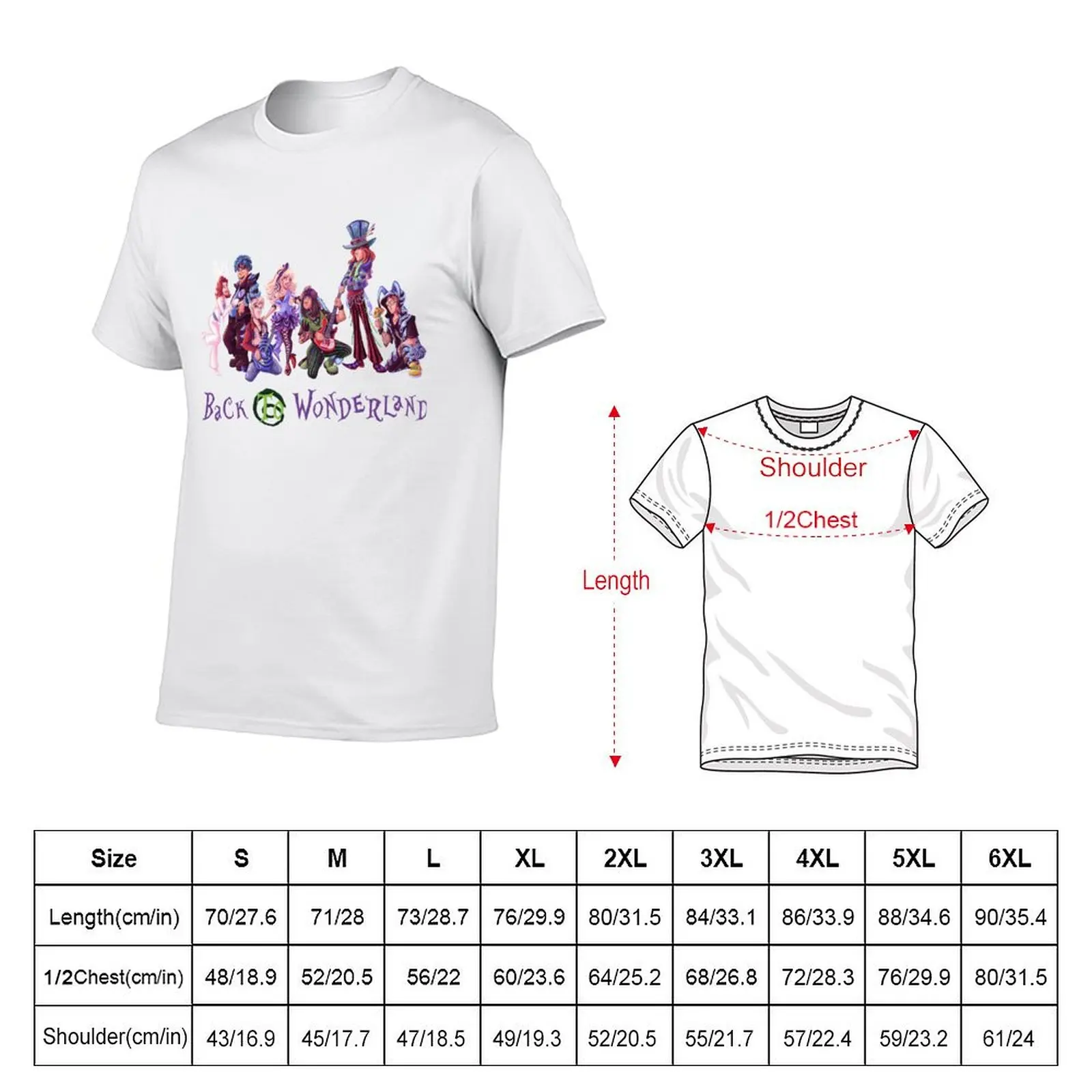 Back to Wonderland T-Shirt cotton t shirts high quality t shirt man plain T-Shirt