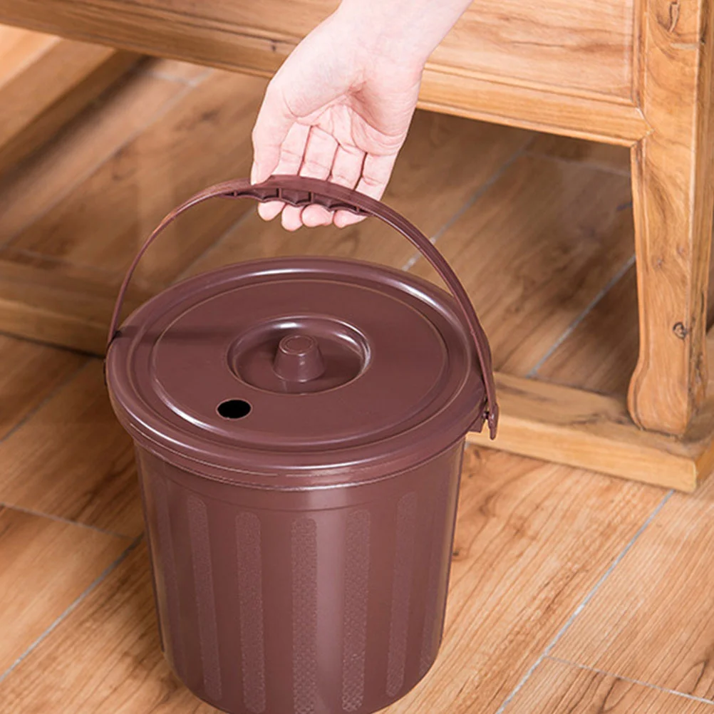 

Garbage Can Tea Residue Bucket Leaf Strainer Office Filter Trash Cans Storage Rack Coffee Container