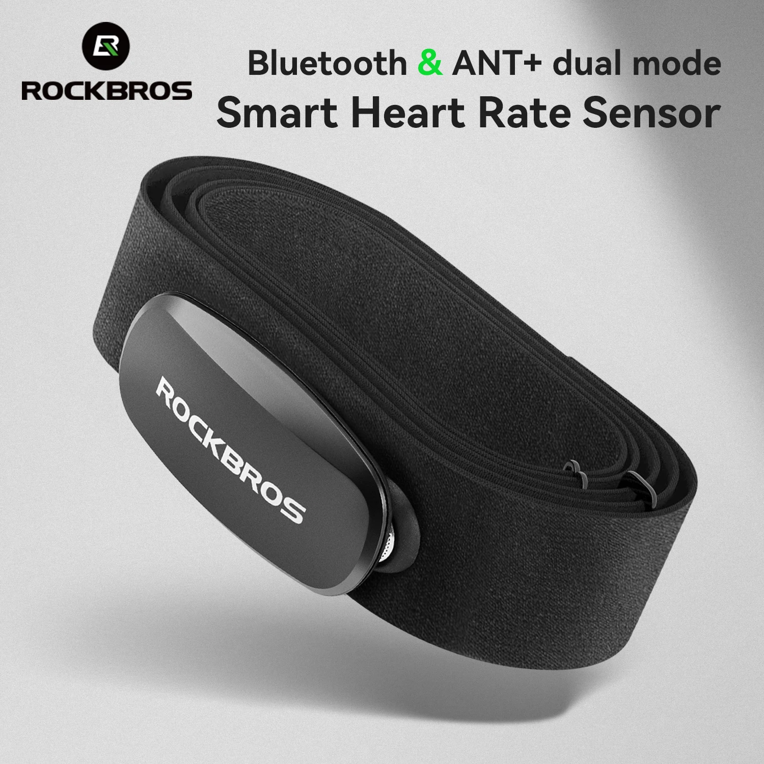 

ROCKBROS нагрудный датчик сердечного ритма для велосипеда Bluetooth 4,0 ANT + IPX67 Водонепроницаемый MTB дорожный спортивный велосипед Велоспорт Датчик сердечного ритма