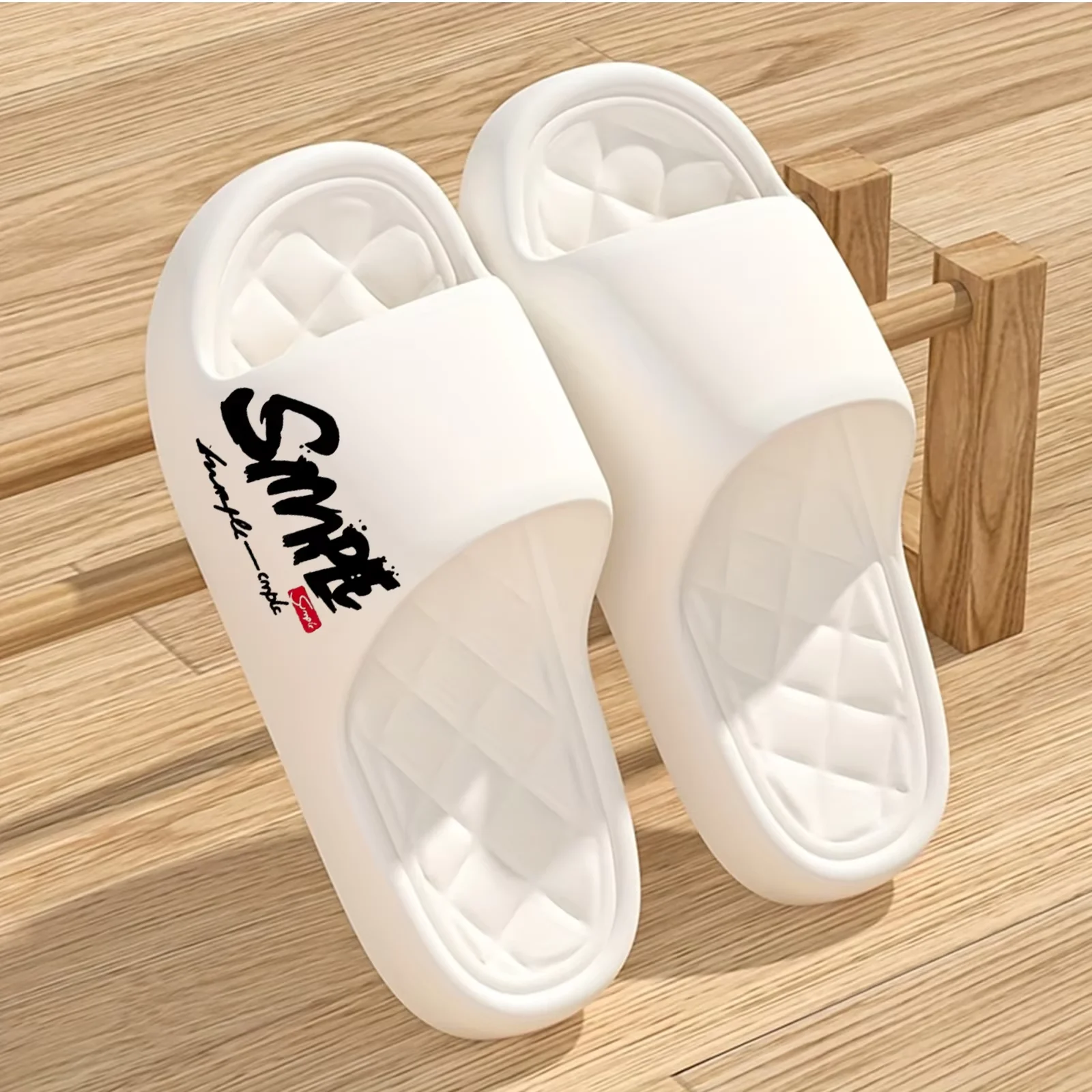 Pantuflas de Moda para Hombre para las Cuatro Estaciones, Pantuflas de Baño Perforadas Suaves, Casuales, Antideslizantes e Impermeables, Adecuadas para Baño y Natación