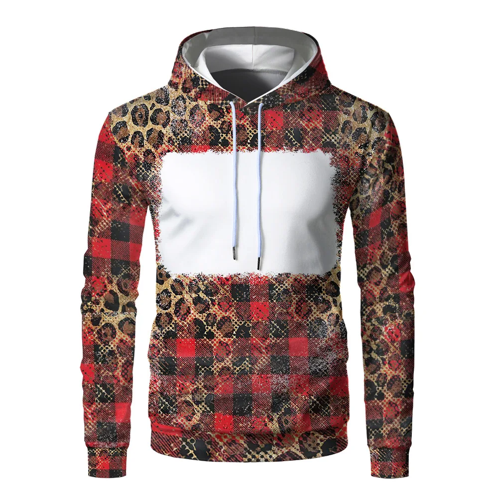 Blank Sublimation Hoodies Sports Clothes Sweatshirt Polyester Pullover Bulk Sublimation Blanks For Thermal Transfer Printing