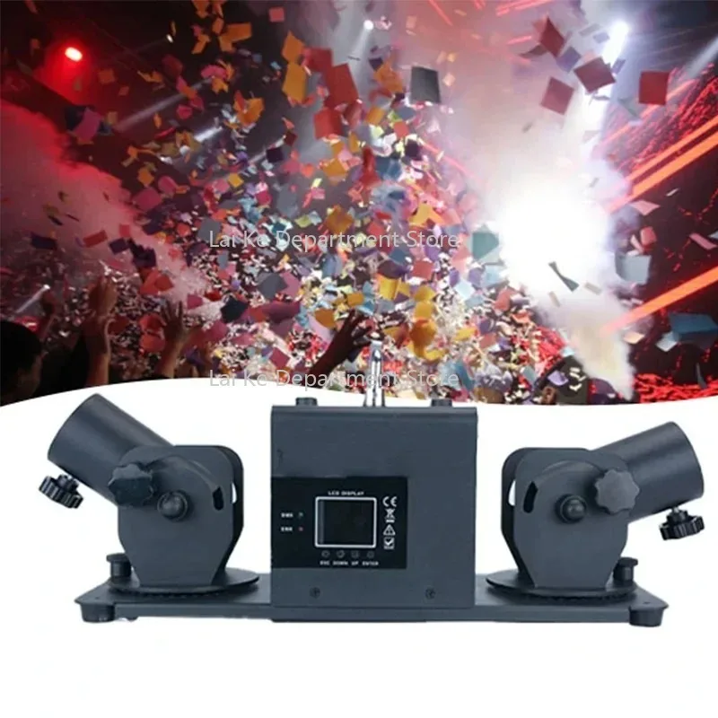

2 Shot Wireless Control Battery Confetti Making Machine for Parties