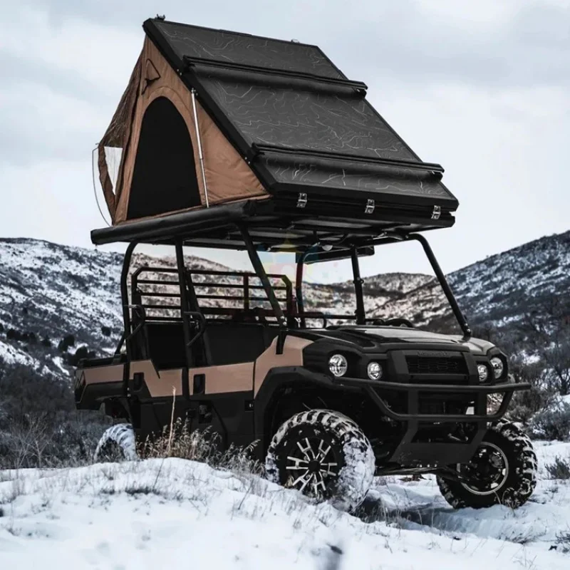 Namiot dachowy trójkątny z alu – Outdoor Camping Van Tent recenzja i cena