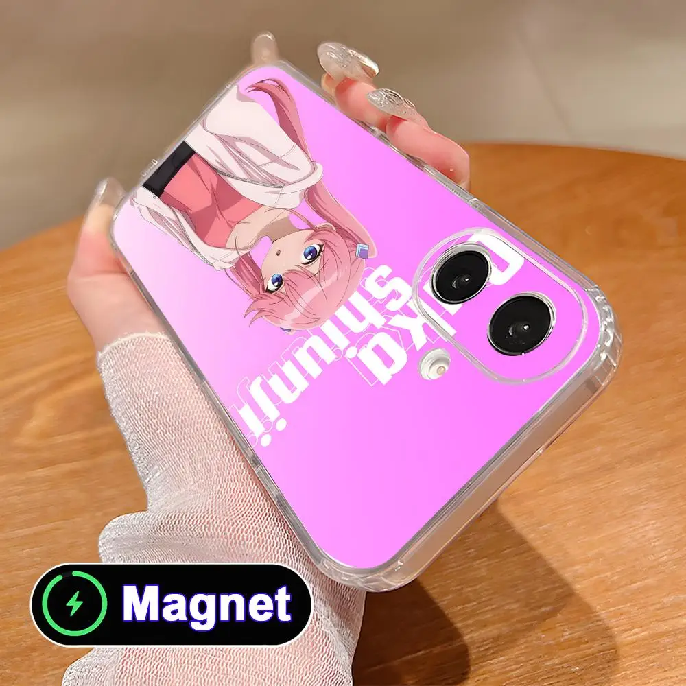 

Anime Shiunji Ouka Mobile Phone Case for iPhone 17 16 15 14 13 12 11 Air Pro Max Plus Mini Soft TPU Clear Magnet Cover