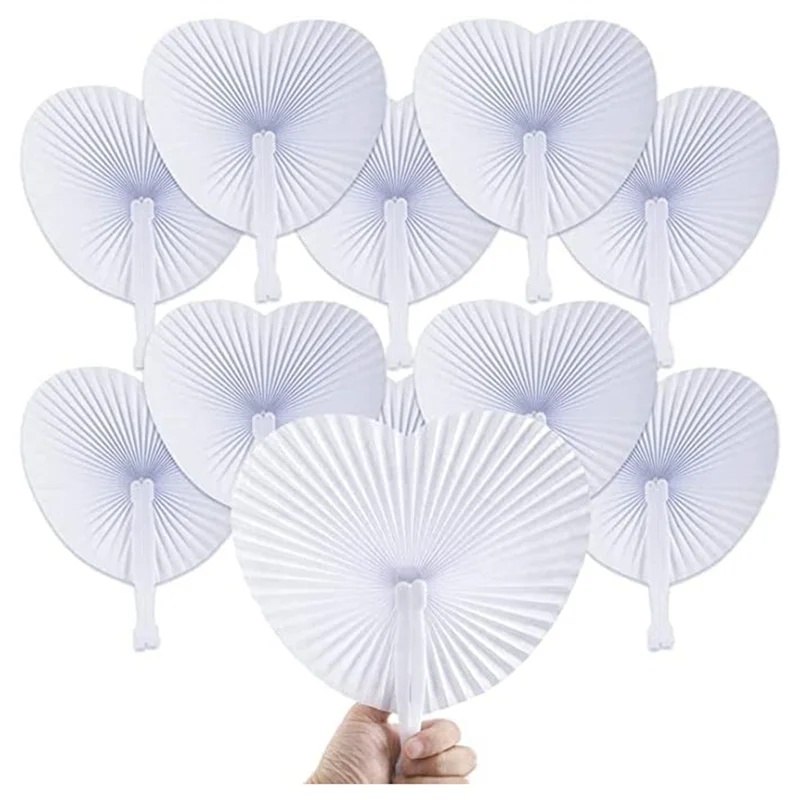 

36Pcs Paper Folding Fan Heart-Shaped Round Heart Wall Decoration Wedding Party Gift for Guests Anniversary Birthday