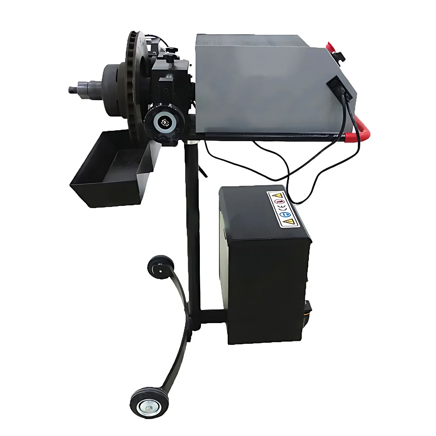 

Continuously variable speed disc grinder, optical drive, brake disc repair machine, CD player