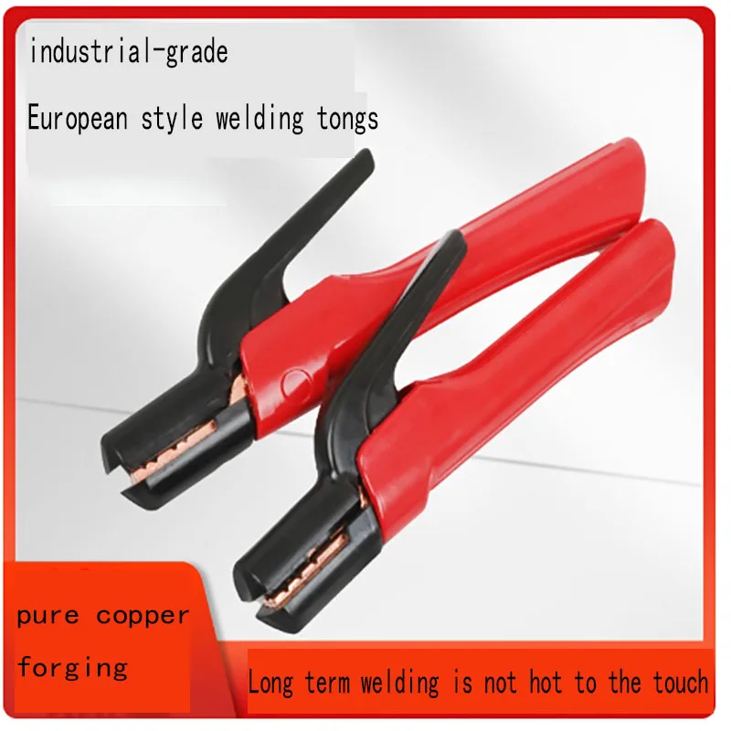 Pinze per saldatura in stile olandese europeo 500A/1000A/maniglia per saldatura saldatrice in rame puro non scottatura di livello industriale