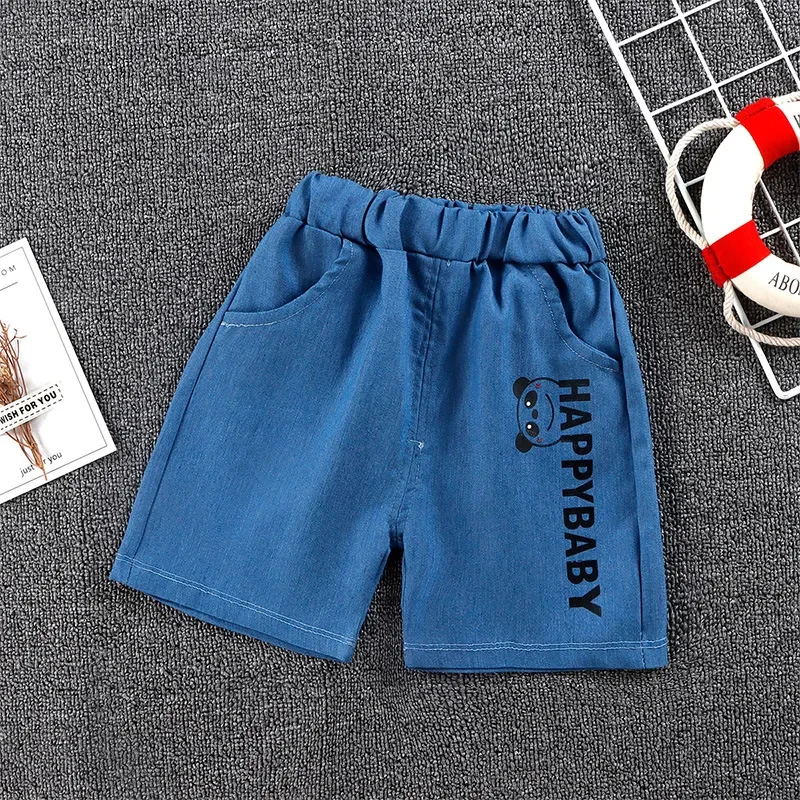 Boys Shorts 2024 Summer Fashion Jogger for Kids Denim Toddler Pants Soft Shorts for Girls 1-6years Children Outfits Clothing