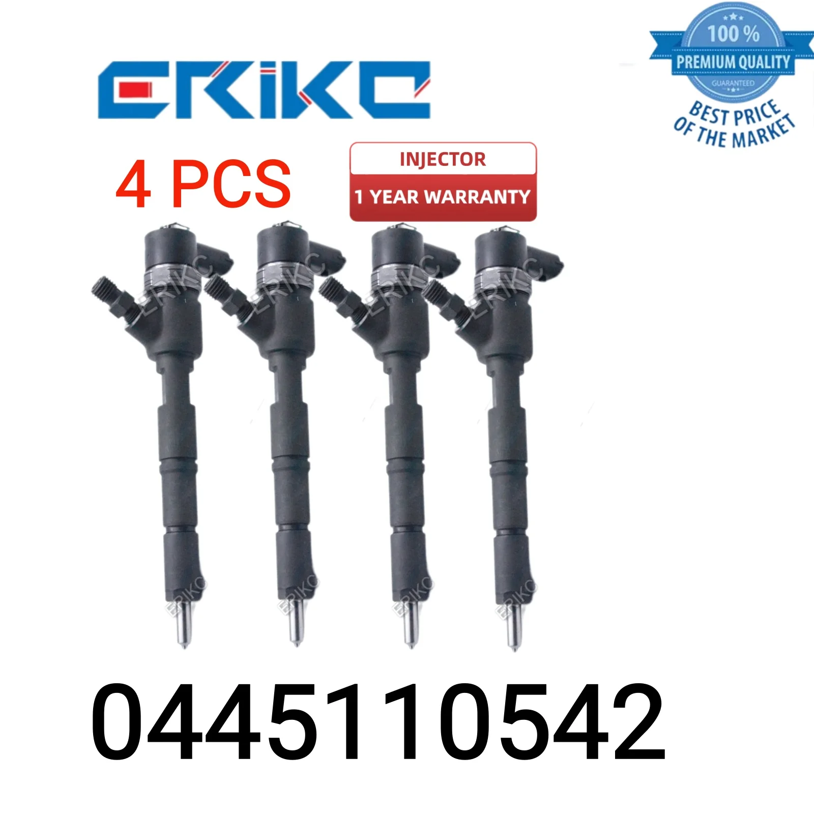 

4 PCS 0445110542 Auto Fuel Pump Injector 0 445 110 542 Diesel Part Injector 0445 110 542 Nozzle Injector