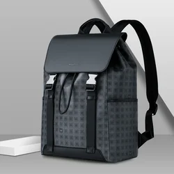 New British style leather men's backpack business backpack head layer cowhide multi-functional travel computer bag