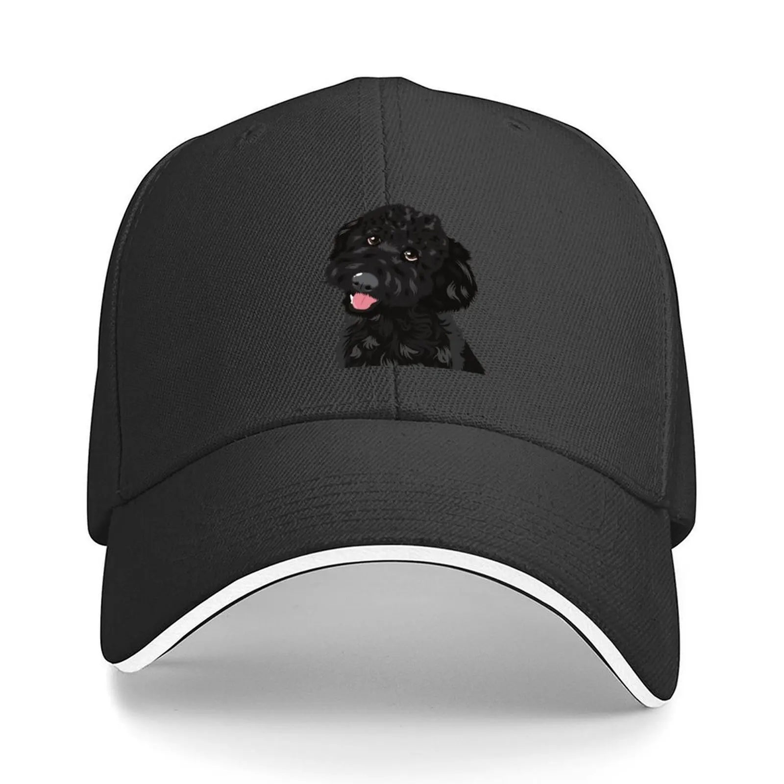 

Black Goldendoodle Baseball Cap luxury woman cap Designer Hat Luxury Hat foam party Hat Women's Beach Men's