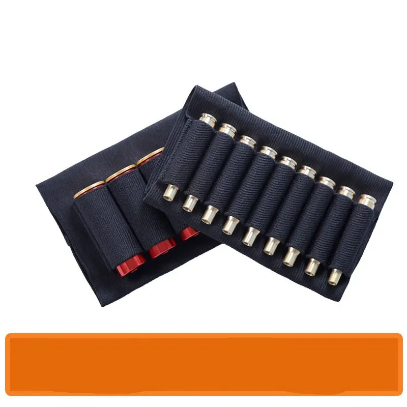 Tactical 5/9 Rounds Shells Holder Cartridges Ammo Carrier Bullet Pouch  Elastic Butt Stock Hunting Rifle Accessories