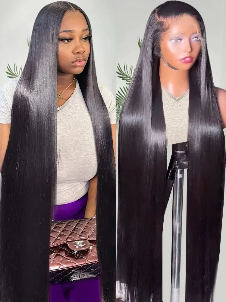 

13x4 13x6 кружевной фронтальный парик для женщин HD прозрачный прямой парик из человеческих волос прямые парики фронта шнурка человеческие волосы бразильские