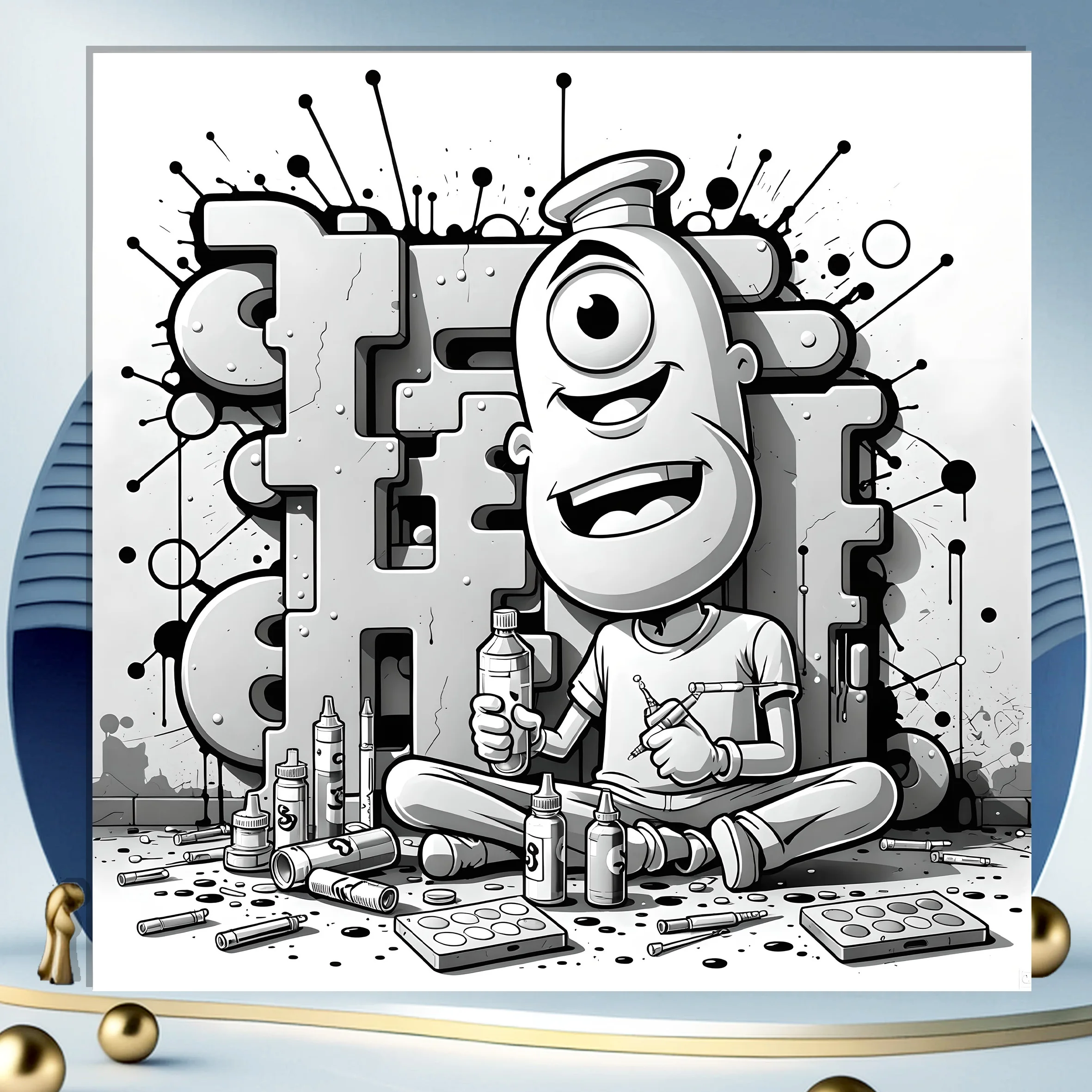 Colored Pencil Wonderful Graffiti Colouring Book Adult Picture Book Original Design