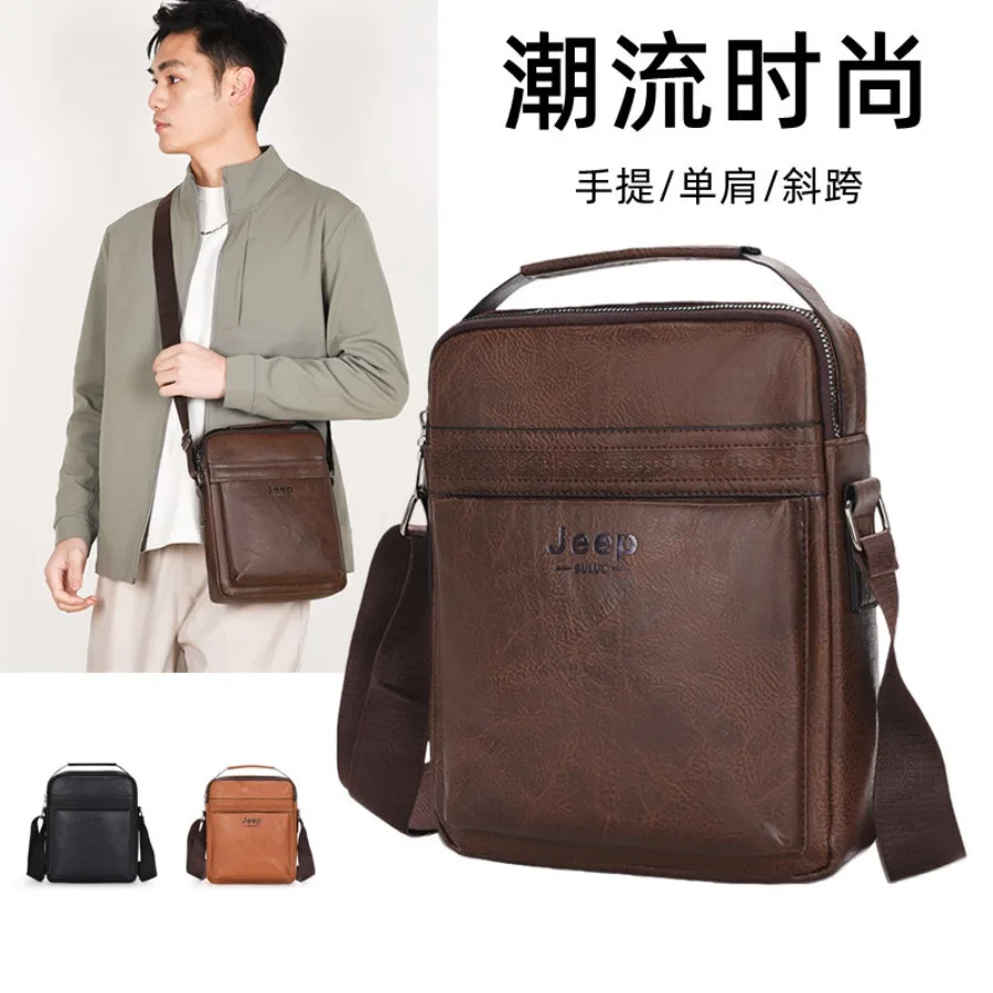 

【New style】Men's -body bag high-end men's shoulder bag retro business backpack outbound carrying bag casual men's bag -