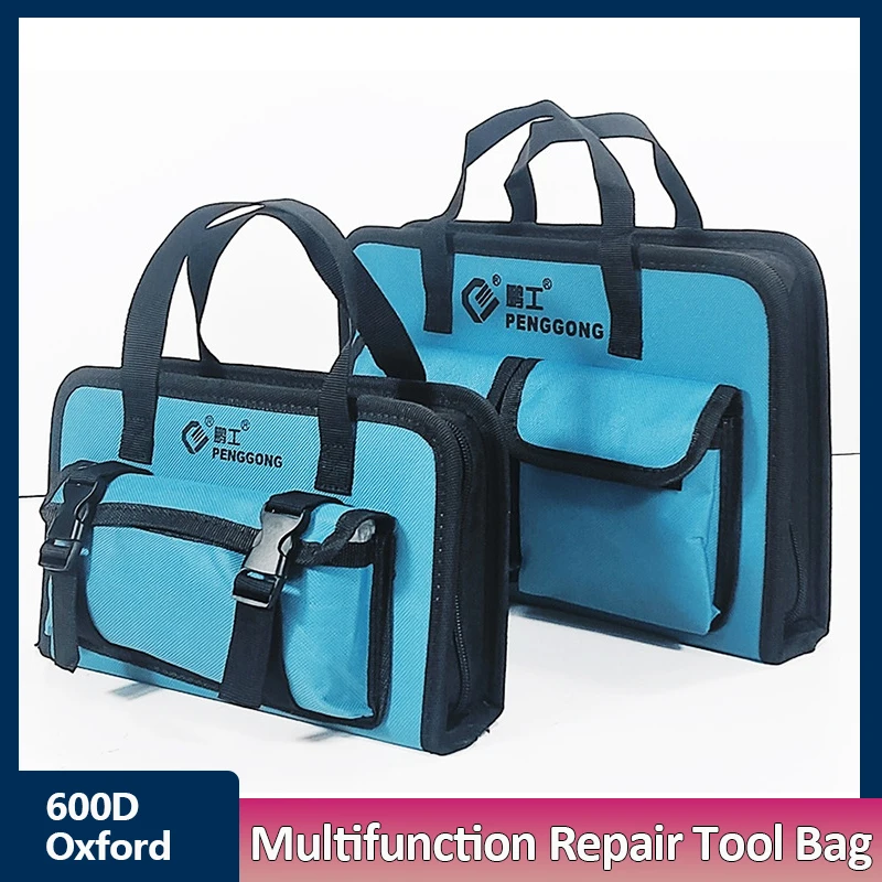 Multifunction Oxford Canvas Repair Tool Bag Hardware Screws Nails Organizer Soldering Iron Pouch Case Portable Travel Tools Bags