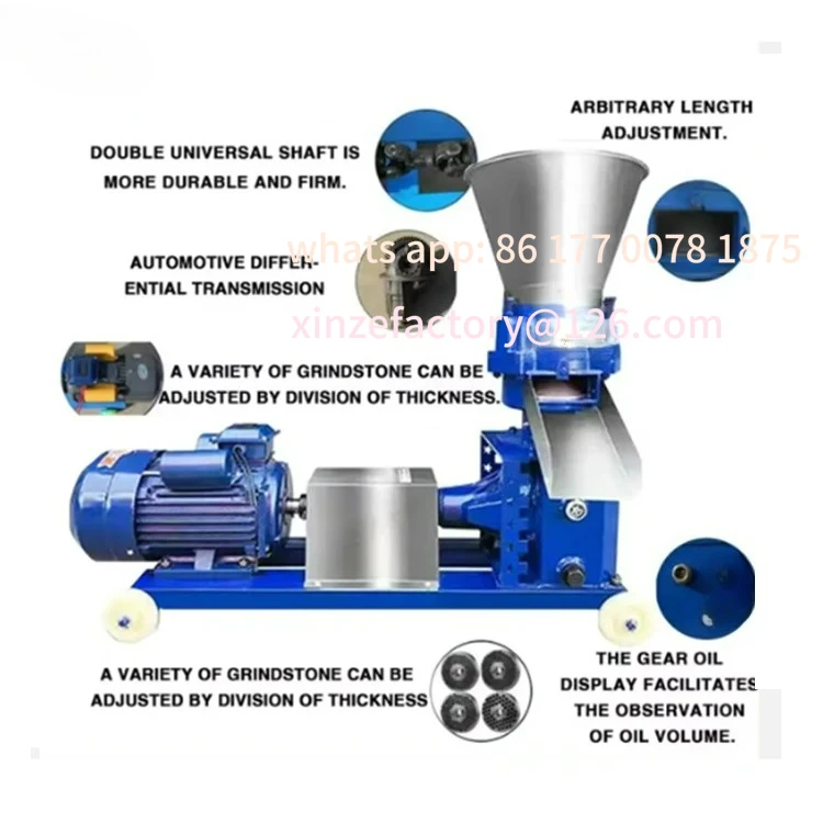 Customizable Animal Feed Processing Special Poultry Farm Cattle Mini Feed Pellet Machine/Pellet Animal Feed Machine