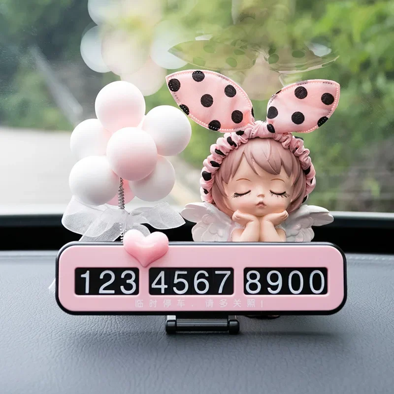 Cute Temporary Parking Number Signs Mobile Phone Signscreative Car Decorations To Give To A Girl Best Friend  Birthday Gift