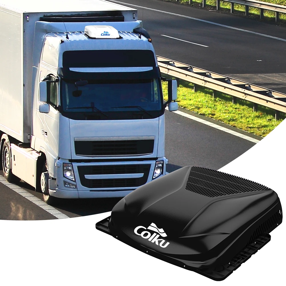 

Hot Selling 12V 24V Remote Control Truck Cooler Parking RV Air Conditioner R410A Refrigerant New Condition Fan Clutch Included