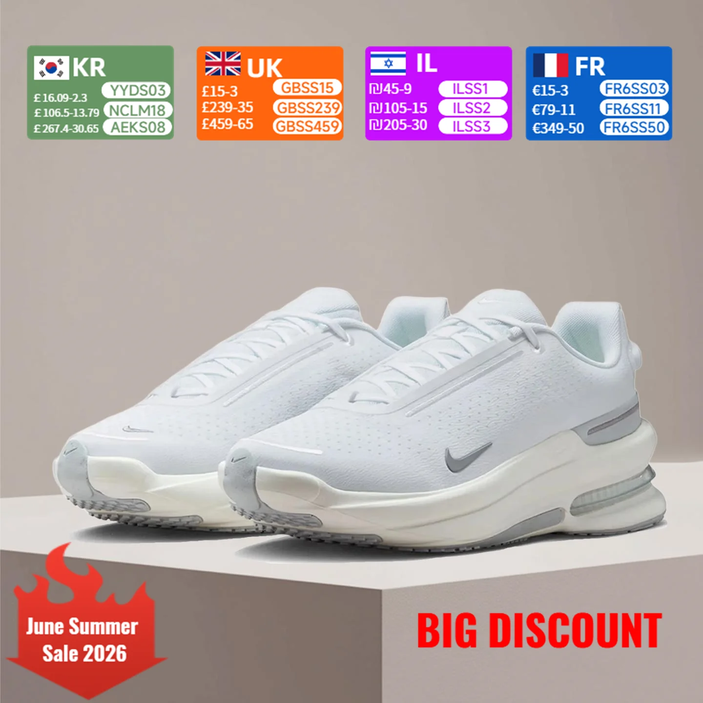 

Nike Air Zoom Uptown SC Low-Top Running Shoes Slip-Resistant, Durable, Comfortable, Soft Cushioned, Breathable IB2746-103