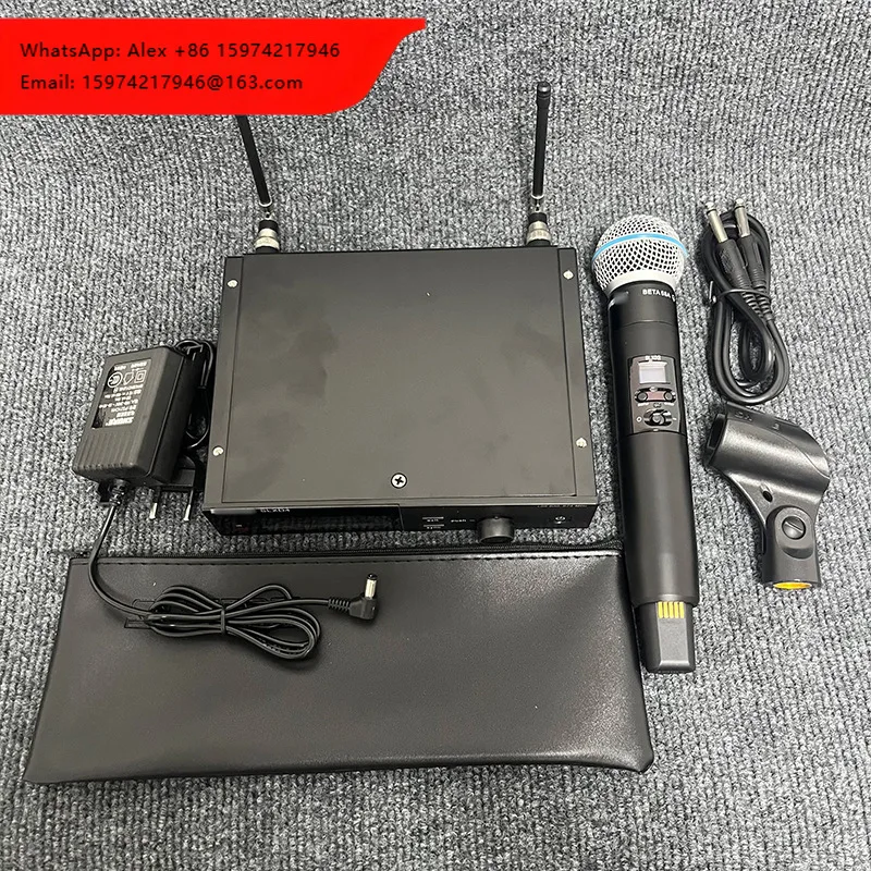 SLXD4 Wireless Microphone System Cardioid Professional Mic For Stage Performance Karaoke Live Streaming Conference