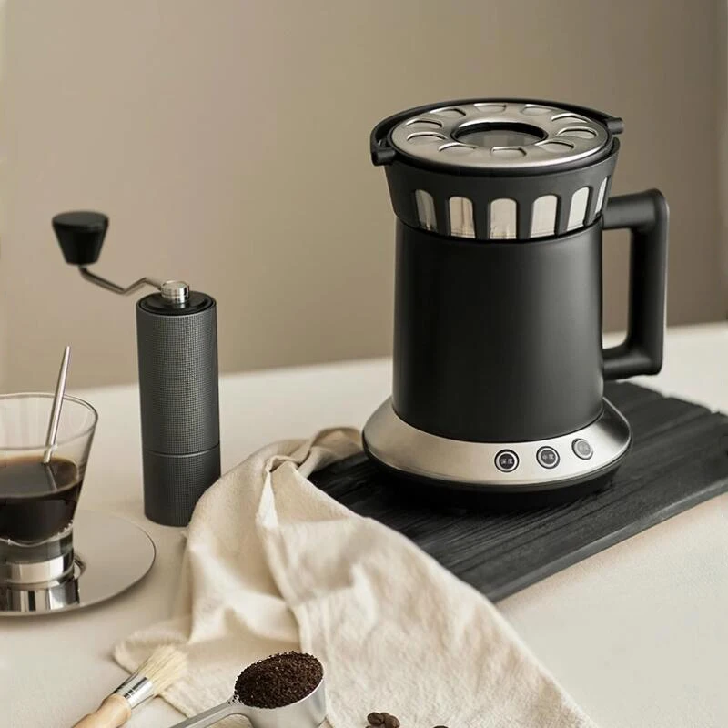 Electric Coffee Bean Roaster Machine Home Mini No Smoke Unattended Coffee Beans Baking Roasting Machine