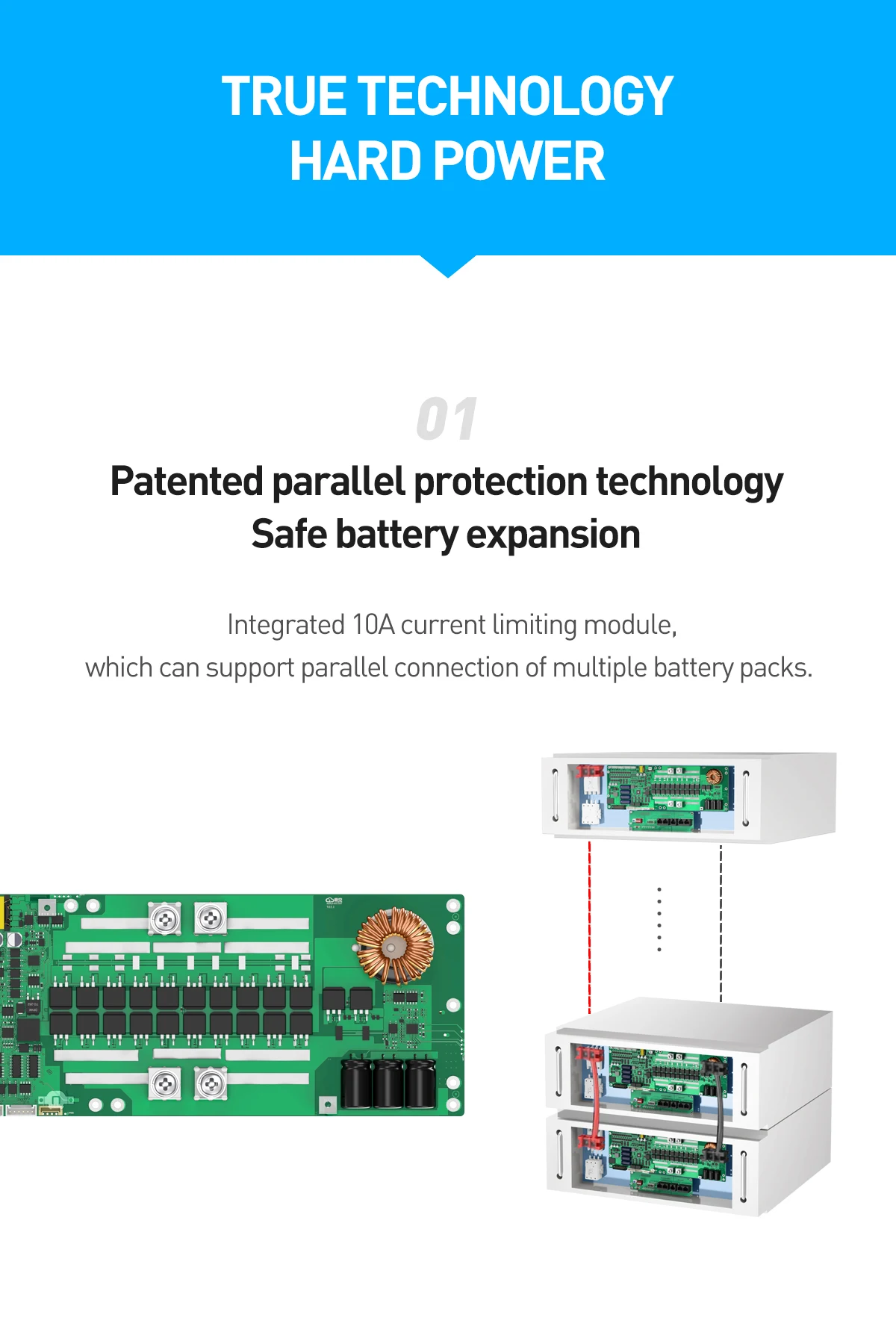 V19 JK-PB2A16S20P Wechselrichter-BMS Bluetooth BT APP Parallel Aktive Ausgleichsstrom 2A 16S 48V 200A für Li-Ion Lifepo4 Batterie – Detail 12