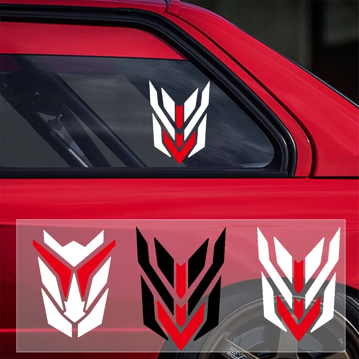 

Car Stickers Transformer-Like Sticker Motorbike Front Decal Fender Fuel Tank Helmet Vinyl Decals e46 e90 e60 Auto Accessories