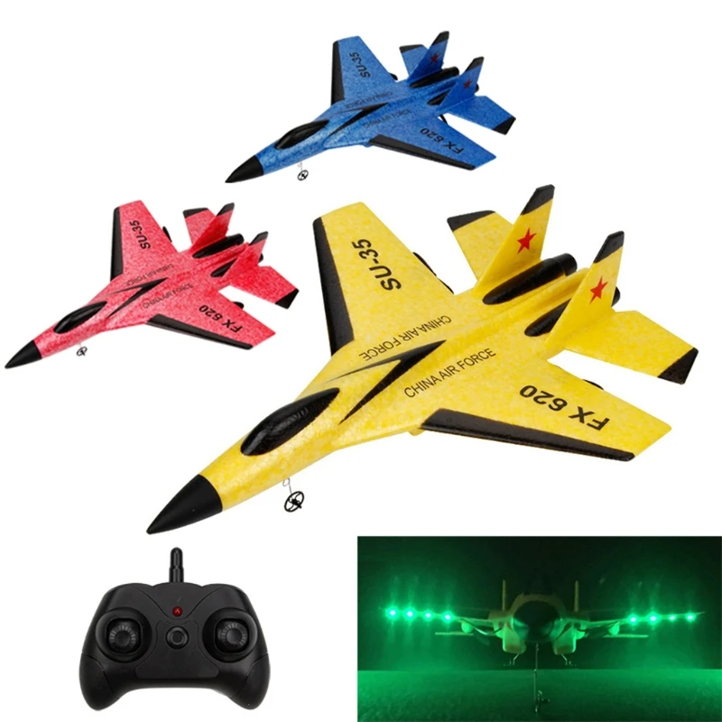 

New Realistic SU-35 Fighter EPP Foam Plane for Children Easy Flying Anti-crash Remote Control Aircraft for Boys