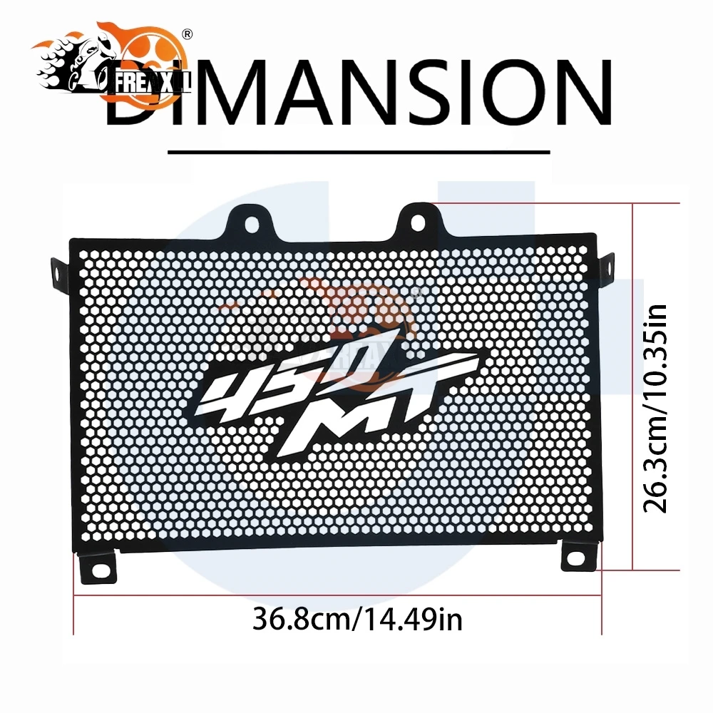

For CFMOTO 450MT 2024 2025 2026 Motorcycle Accessories 450 MT Radiator Grille Guard Engine Cooler Grill Cover Cooler protector