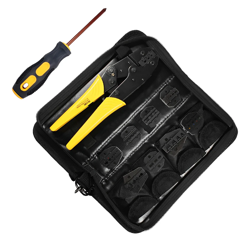 

Crimping Pliers Cap Cable Clamp Tools Engineering Terminals Pliers Kit Non-insulated Electrical Multi-Functional Set