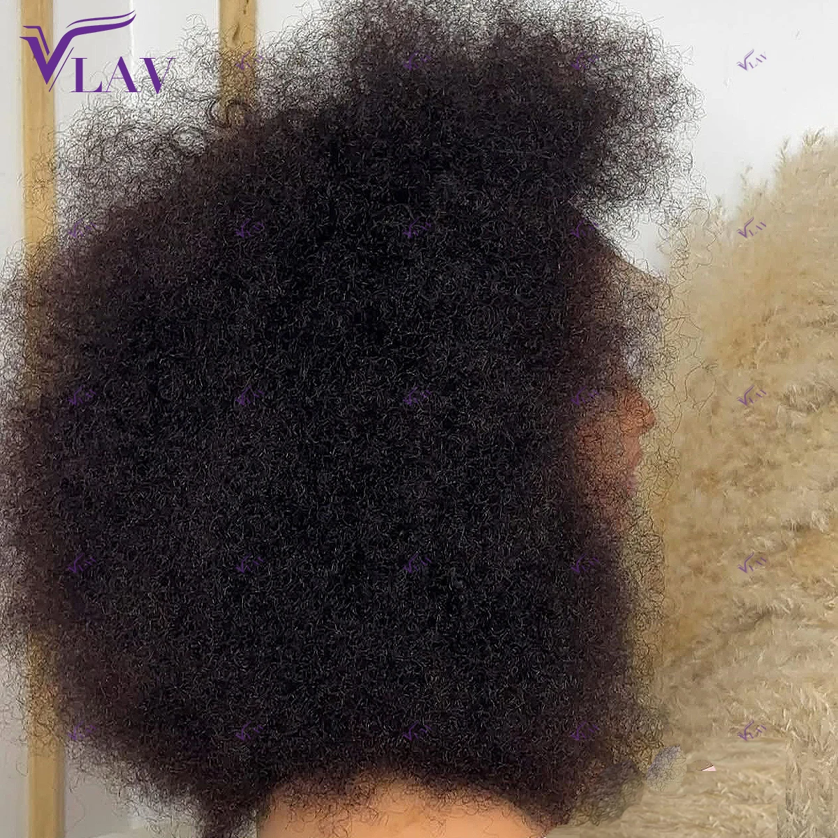 Peluca sin pegamento de 450 de densidad, cabello humano Afro rizado 13 × 6 HD, peluca Frontal de encaje 360 HD, peluca de encaje transparente, cabello humano Wear And Go